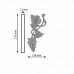 Medinis dekoras ORN 10014-M (pora)